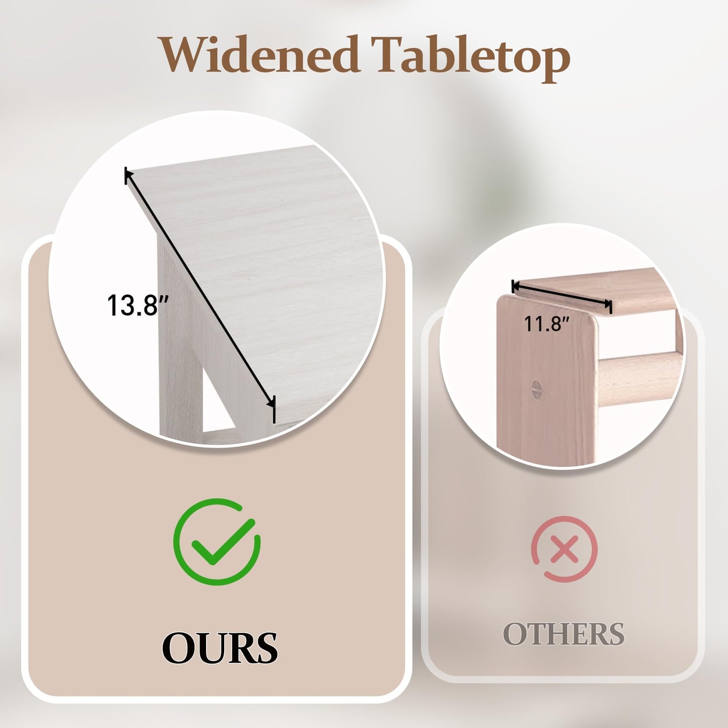 CozyHome Rattan Storage Cabinet, Boho Sideboard Cabinet with Doors & Drawers, Buffet Cabinet with Adjustable Shelves for Kitchen, Dining Room, Living Room, Grayish White