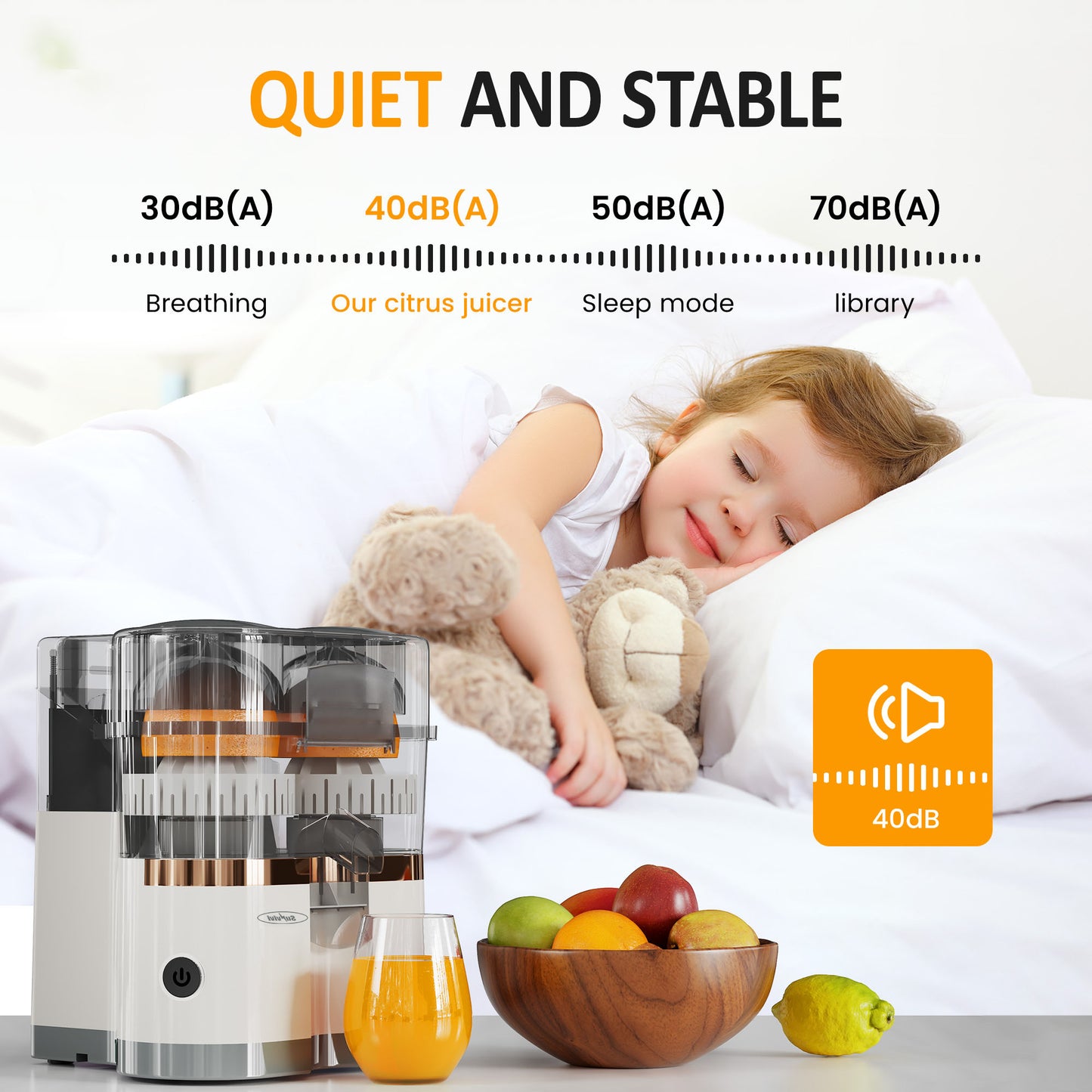 Dual-Head Electric Citrus Juicer, Rechargeable Juicer Machine with USB Charging & Cleaning Brush, Portable Lemon Squeezer for Fresh Orange, Lemon, Lime, Kiwi, Grapefruit, Easy to Clean & Use