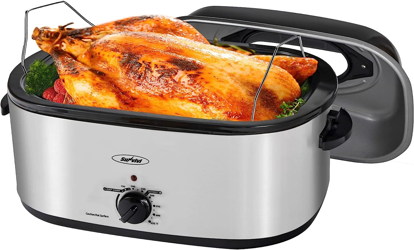 Sunvivi Electric Roaster, Turkey Roaster Oven