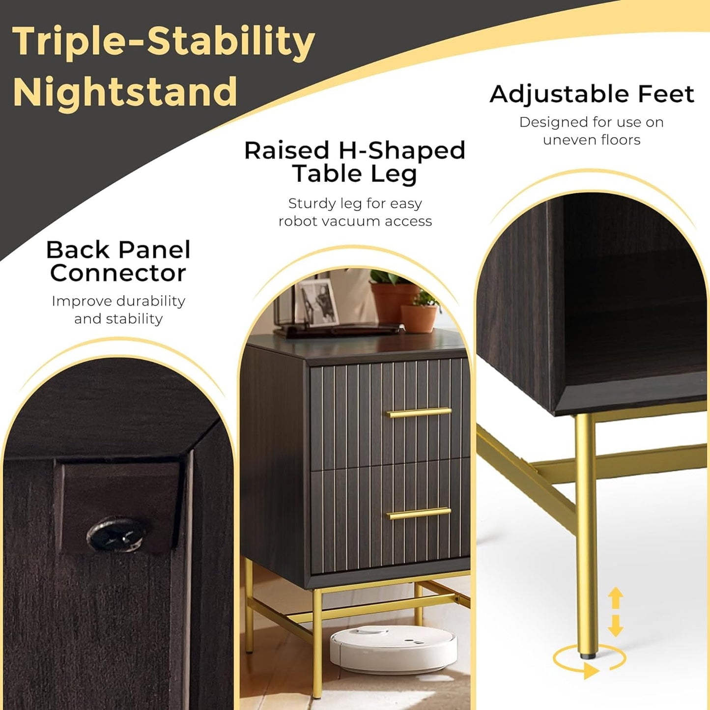 Royalcraft Nightstands set of 2