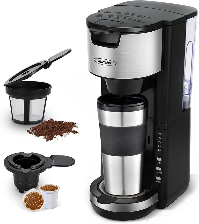 Sunvivi Reusable Capsule Cup Coffee Filters, Compatible with Sunvivi 3 in 1 Coffee Maker, KCM205