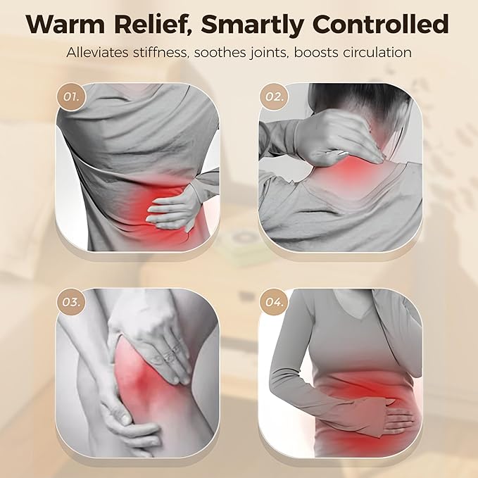 Sunvivi Water Heated Mattress Pad, 77" x 57" Heated Bed Warmer, Non-Electric Water Heating Mattress Topper with Remote Temperature Control and Large Tank, Machine Washable